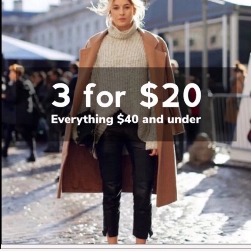 3/$20 Calvin Klein Black Striped Sweater